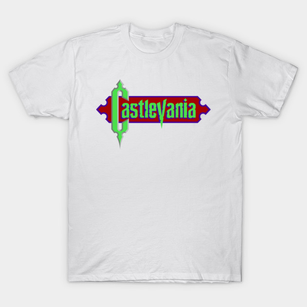 Castlevania Original Logo (Green) T-Shirt-TOZ